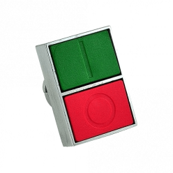 Doppio pulsante Rosso-Verde D22