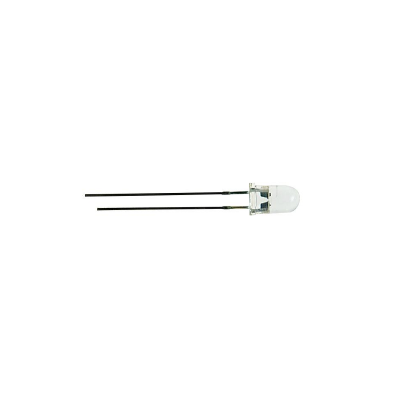 Led 5 mm BIANCO trasparente