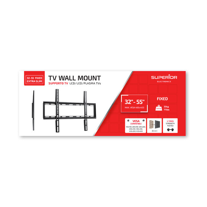 32-55 Fixed Extra Slim - TV Wall Mount