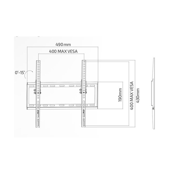 32-55 Tilt Extra Slim - TV Wall Mount