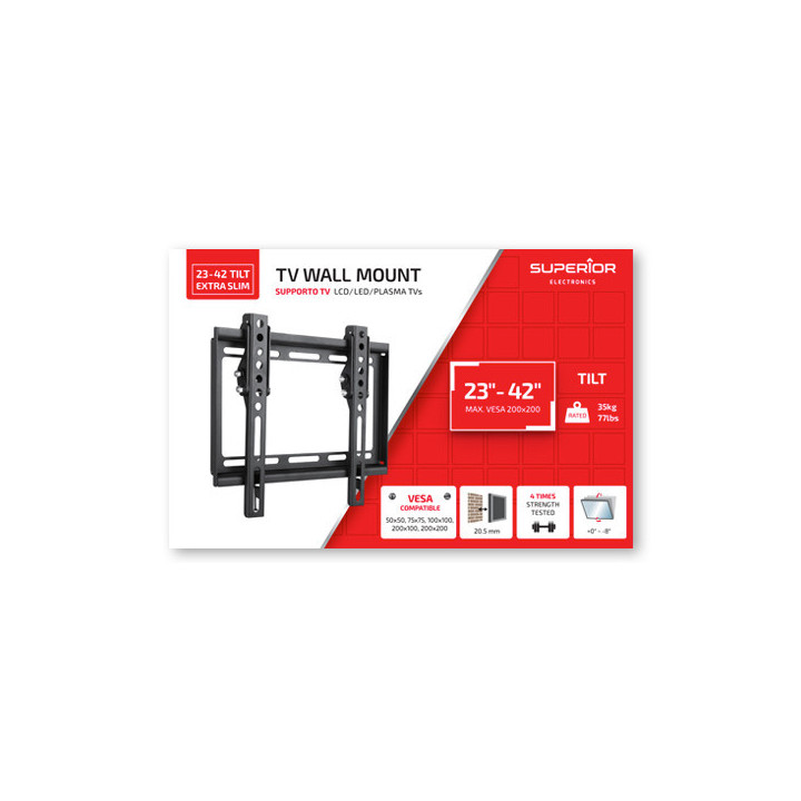 23-42 Tilt Extra Slim - TV Wall Mount