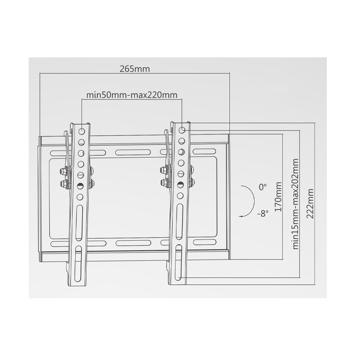 23-42 Tilt Extra Slim - TV Wall Mount