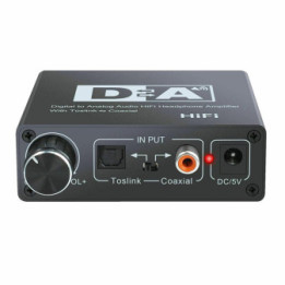Convertitore Tos-Link a RCA amplificato