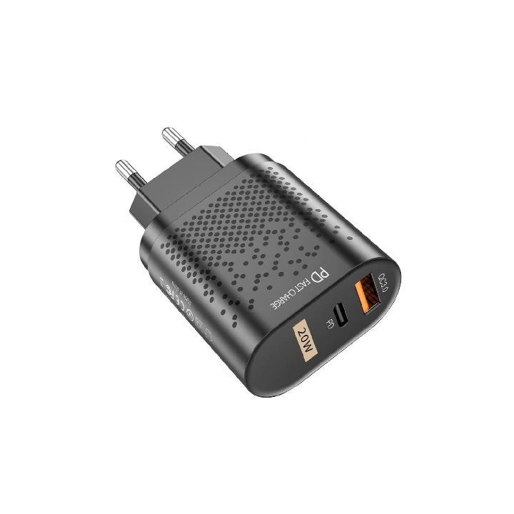 Caricabatterie USB + USB-C