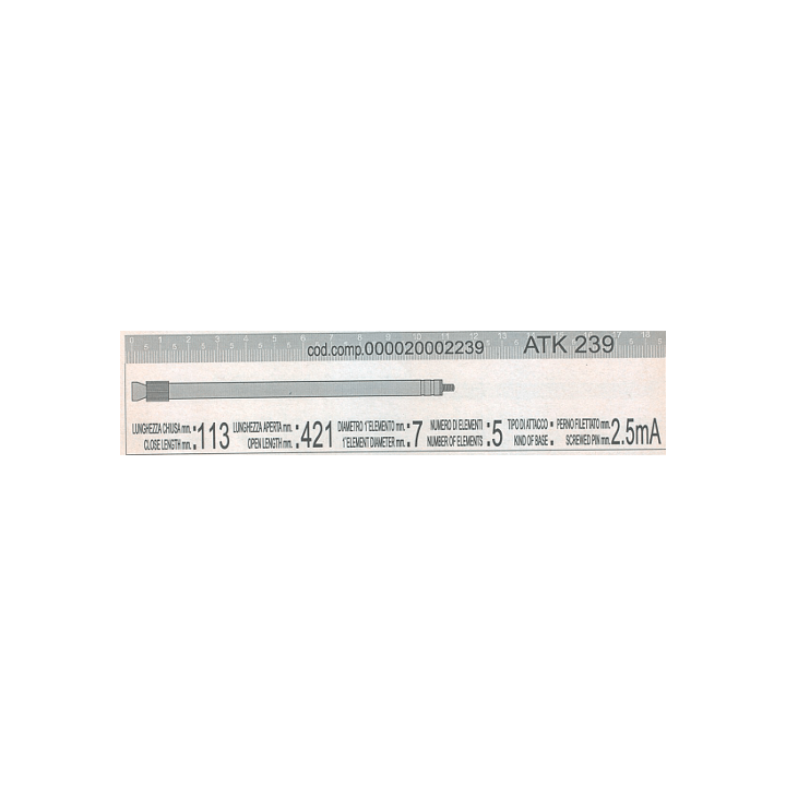 ATK239 antenna Fittavolini