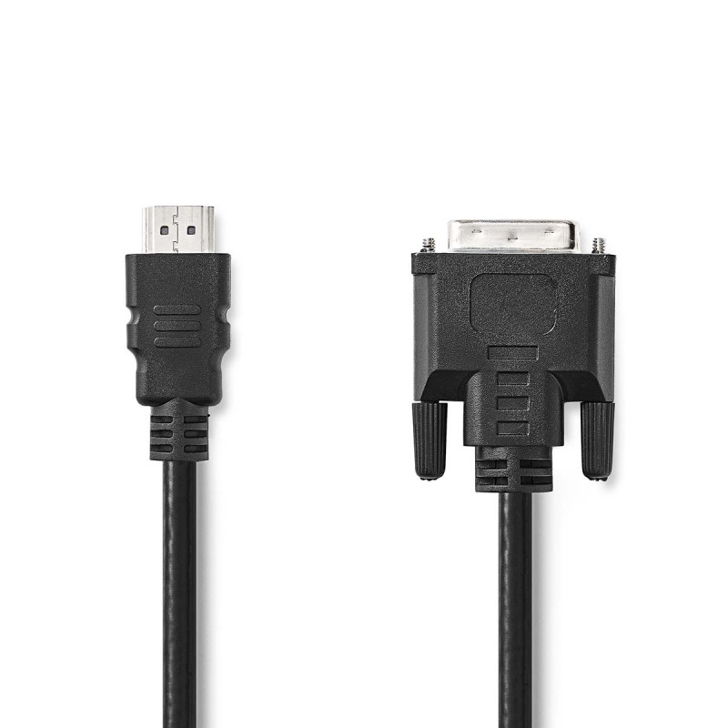 Cavo HDMI - DVI 24+1 M-M - 2m