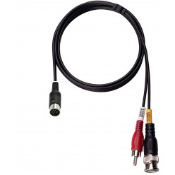 Cavo Video Audio Din 8 - BNC + RCA - M-M - 1,50m