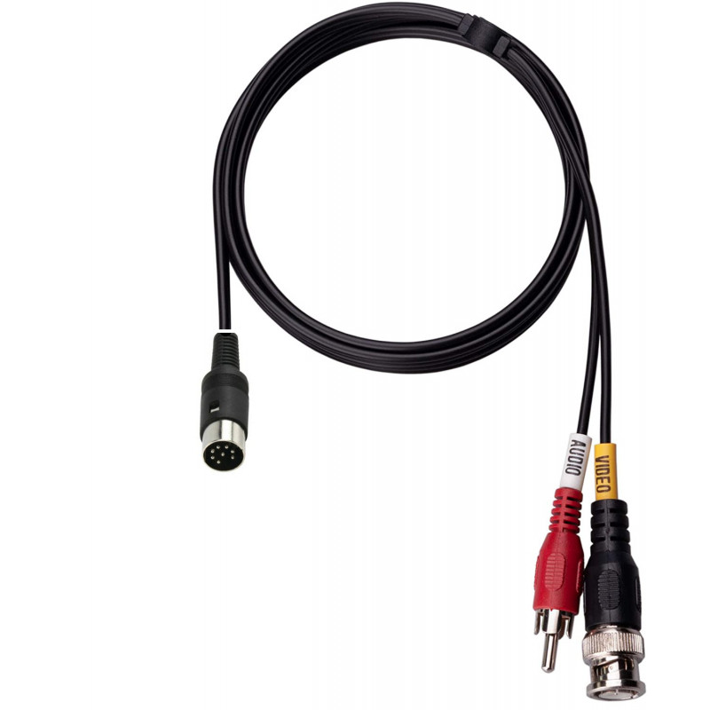 Cavo Video Audio Din 8 - BNC + RCA - M-M - 1,50m