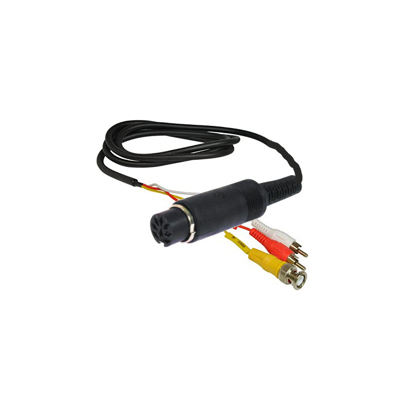 Cavo Video Audio Din 6 - BNC + 2xRCA - F-M - 30cm