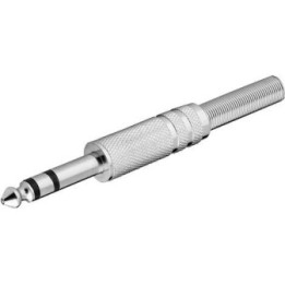 Spina JACK 6,3 STEREO METALLO