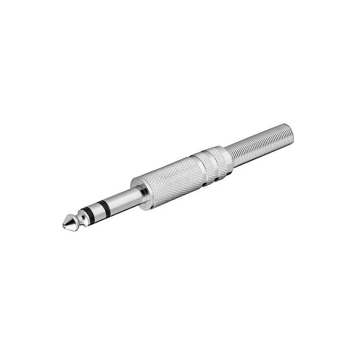 Spina JACK 6,3 STEREO METALLO