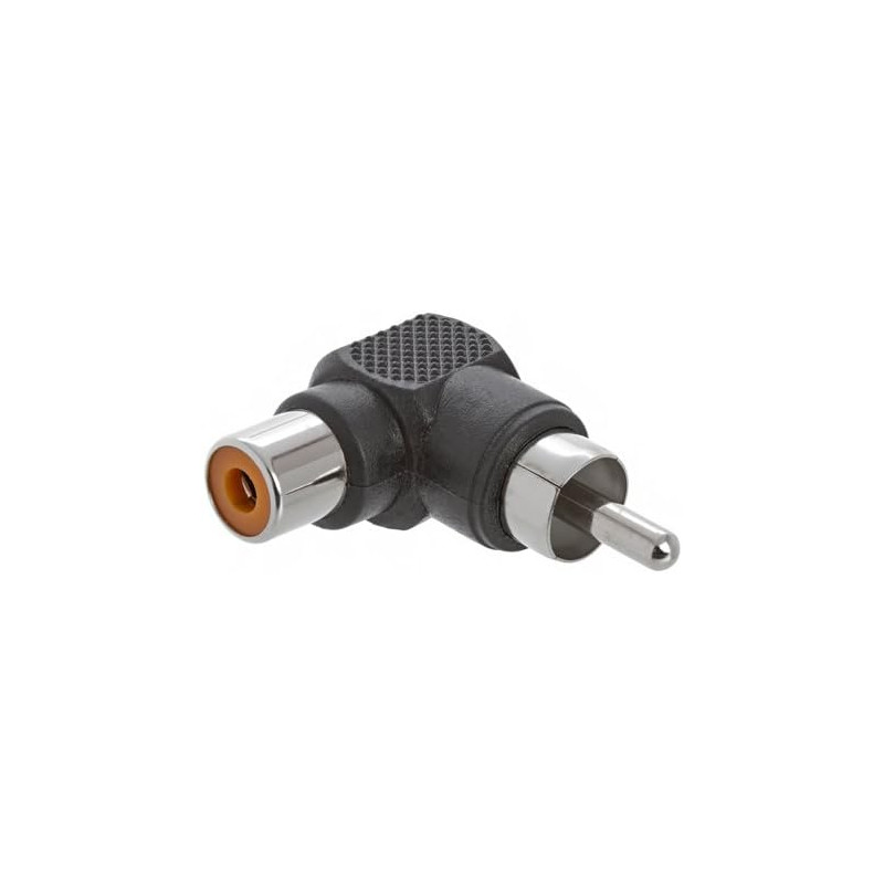 ADATTATORE RCA-M a RCA-F 90°