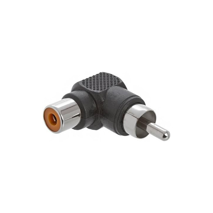 ADATTATORE RCA-M a RCA-F 90°