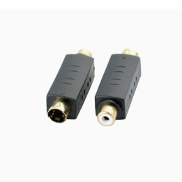 ADATTATORE RCA-F a MINI-DIN 4p-M