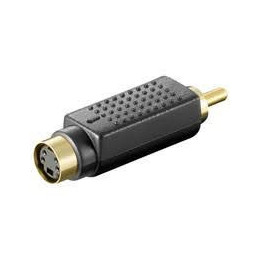 ADATTATORE RCA-M a MINI-DIN 4p-F