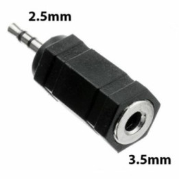 ADATTATORE JACK 2,5-S-M a JACK 3,5-S-F