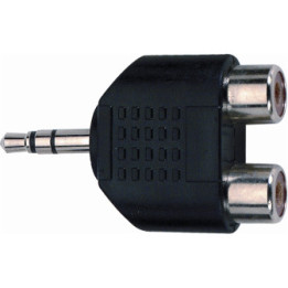 ADATTATORE JACK 3,5-S-M a 2x RCA-F