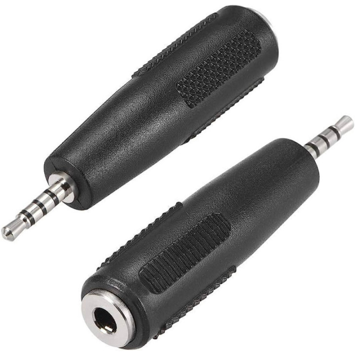 ADATTATORE JACK 2,5-4p-M a JACK 3,5-4p-F