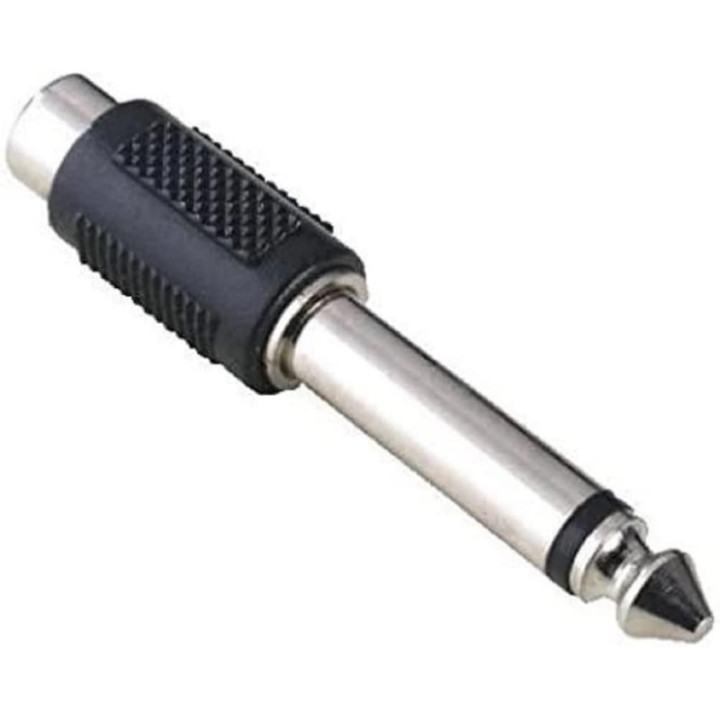 ADATTATORE JACK 6,3-M-M a RCA-F