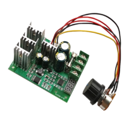 Regolatore PWM 10-60Vdc 30A con VOLTMETRO