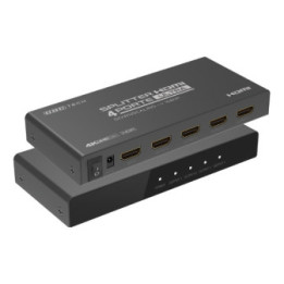 SPLITTER HDMI 4K@60HZ HDR 4 USCITE CON DOWNSCALING
