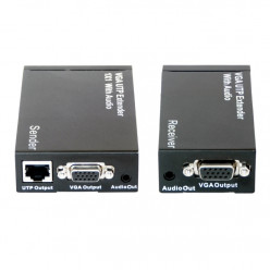 EXTENDER VGA SU CAVO ETHERNET FINO A 300MT CON AUDIO