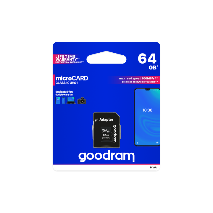 microSD 64GB CARD class 10 UHS