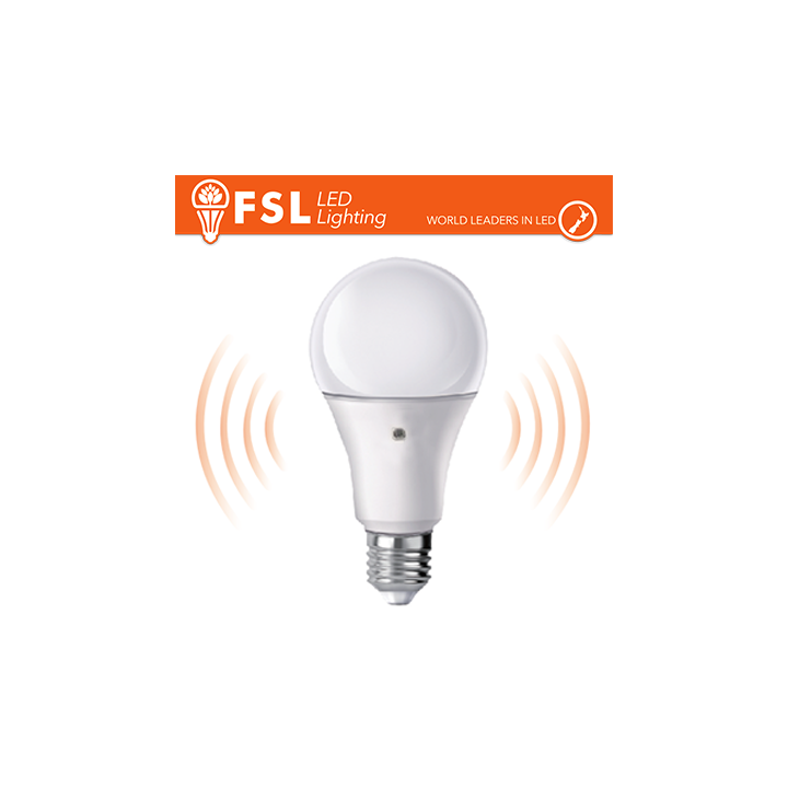 Lampada Goccia - 9W 4000K E27 Sensore Crepuscolare 2 LATI
