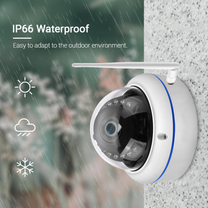Telecamera Dome esterna 1080p - Wireless H.264 - Auto Tracking - APP iCSee