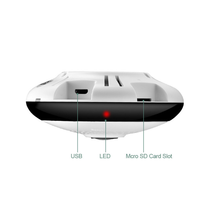 Telecamera 360° esterna 2MP - Wireless H.265 - Auto Tracking - APP iCSee