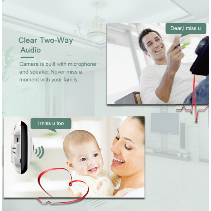 Telecamera 360° esterna 2MP - Wireless H.265 - Auto Tracking - APP iCSee