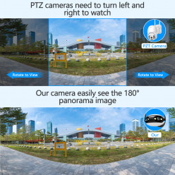 Telecamera 180° esterna 6MP - Wireless H.265 - Auto Tracking - APP iCSee