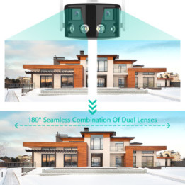 Telecamera 360° esterna 2MP - Wireless H.265 - Auto Tracking - APP iCSee