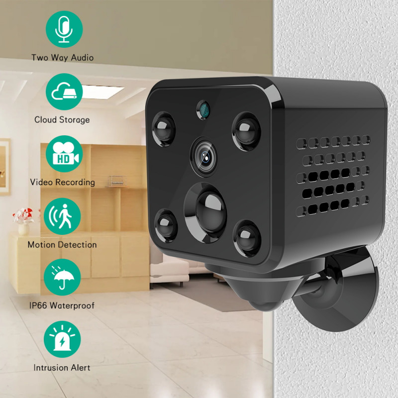 IPcamera MINI interna 2MP DADO - WIFI - Wireless H.265 - APP Star Eye