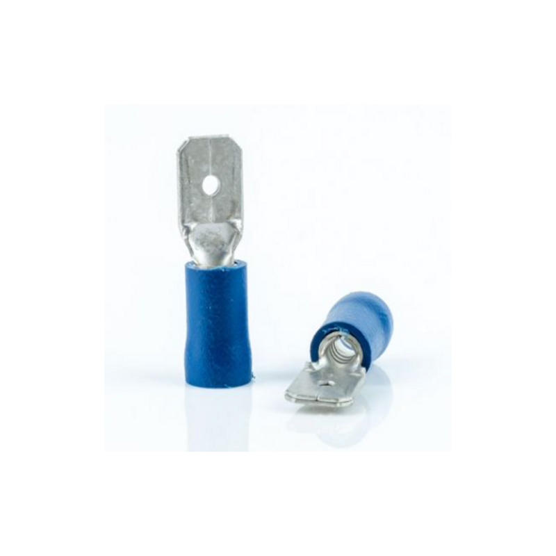 Capicorda Faston 2,8mm M. Blu