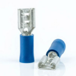 Capicorda Faston 4,8mm F. Blu