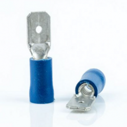 Capicorda Faston 6,3mm M. Blu