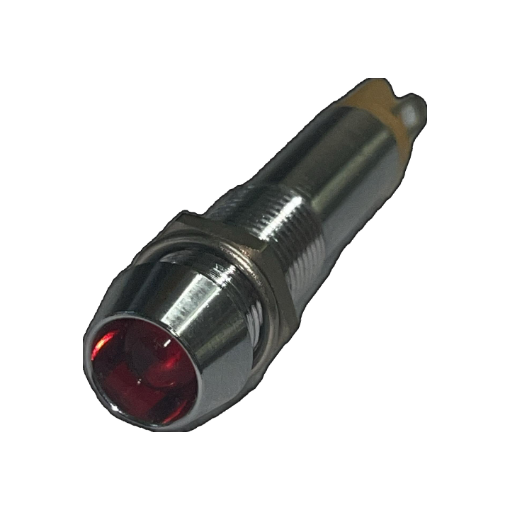 SPIA D. 8 mm CROMATA ROSSO 12V