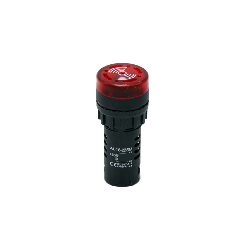BUZZER - SPIA ø16mm 24V ROSSO