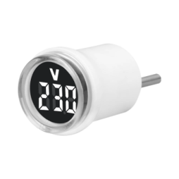 VOLTMETRO VAC DA PRESA 230V BIANCO