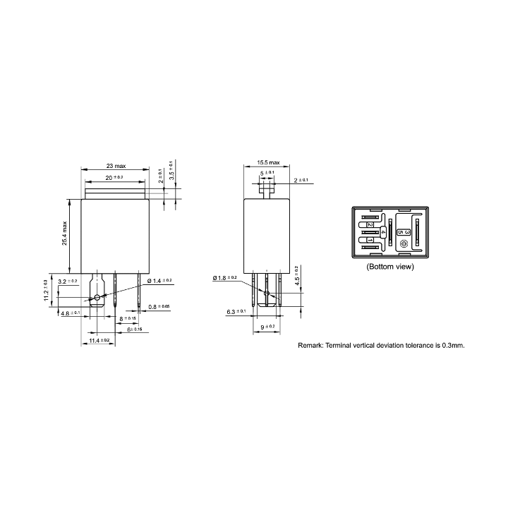 HFV6-K 12Vdc 20A