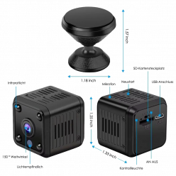 MINI videocamera interna 1080p DADO - WIFI - P2P