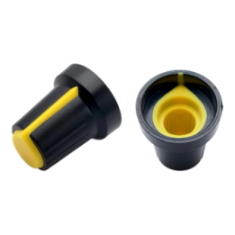 Manopola foro 6mm per potenziometro a pressione