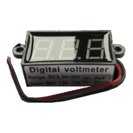 Voltmetro 0-30Vdc IMPERMEABILE