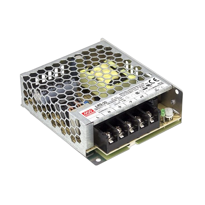 RS-35-5 Mean Well - Alimentatore: impulsi da incasso,modu...