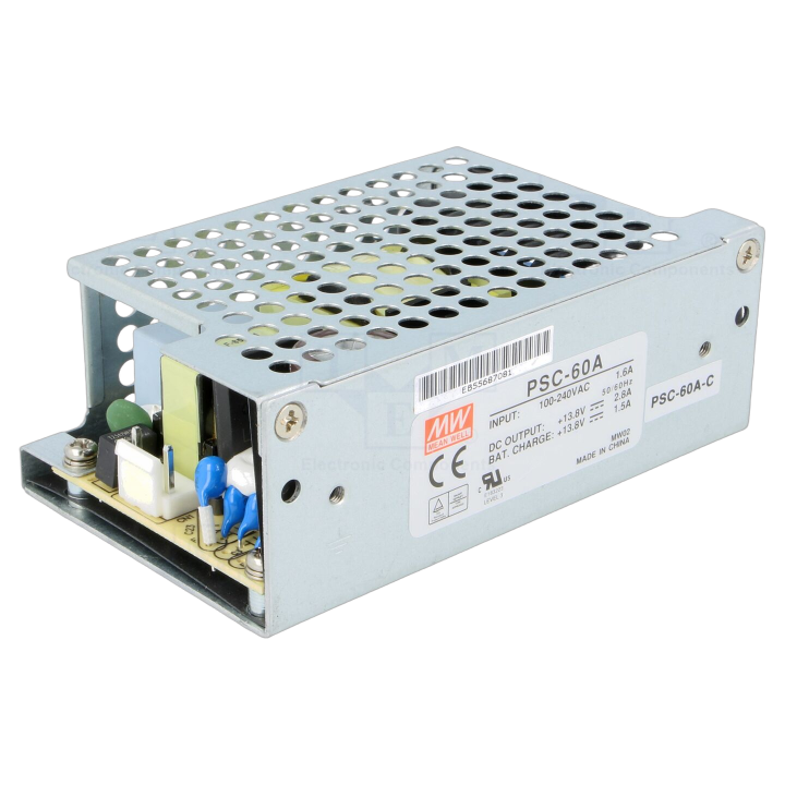 PSC-60A-C Mean Well - Alimentatore: buffer da incasso,mod...