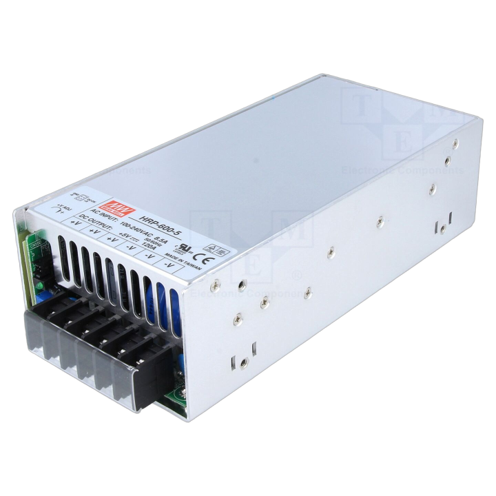 HRP-600-5 Mean Well - Alimentatore: impulsi da incasso,mo...