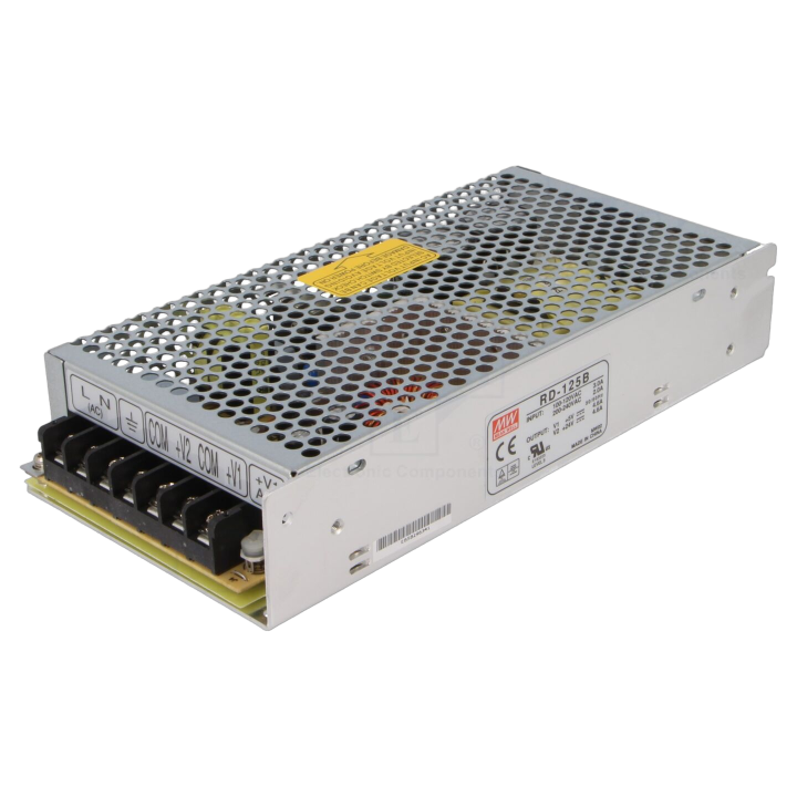 RD-125B Mean Well - Alimentatore: impulsi da incasso,modu...