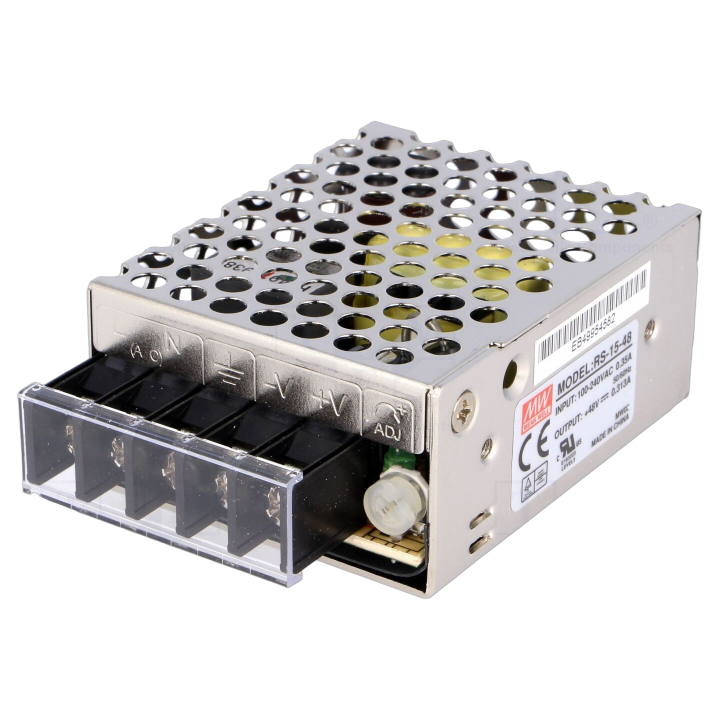 RS-15-48 Mean Well - Alimentatore: impulsi da incasso,mod...