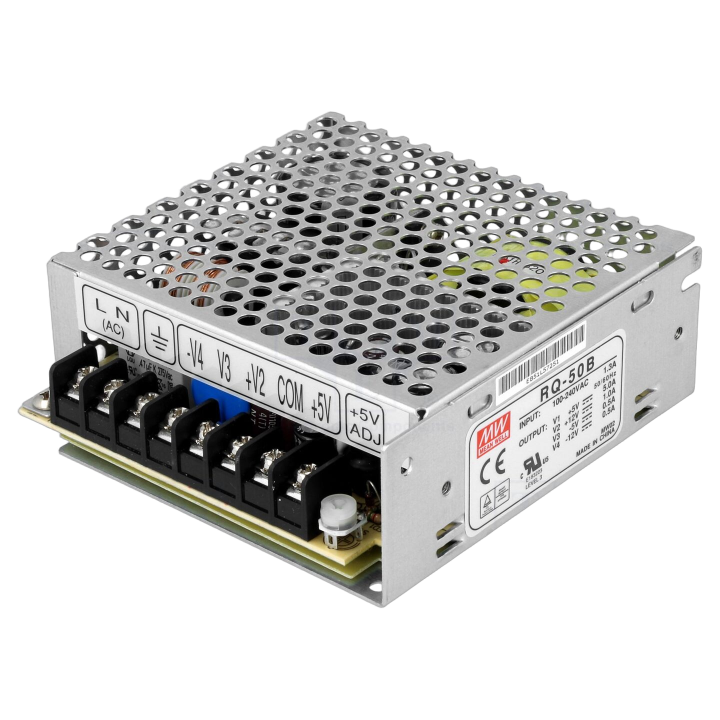 RQ-50B Mean Well - Alimentatore: impulsi da incasso,modulare